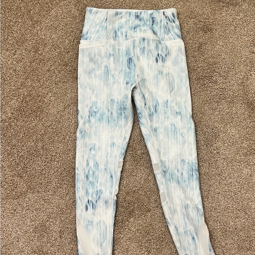 CALIA Sky Blue and White Leggings